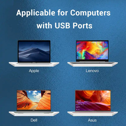 USB-A Hub with Ethernet Adapter