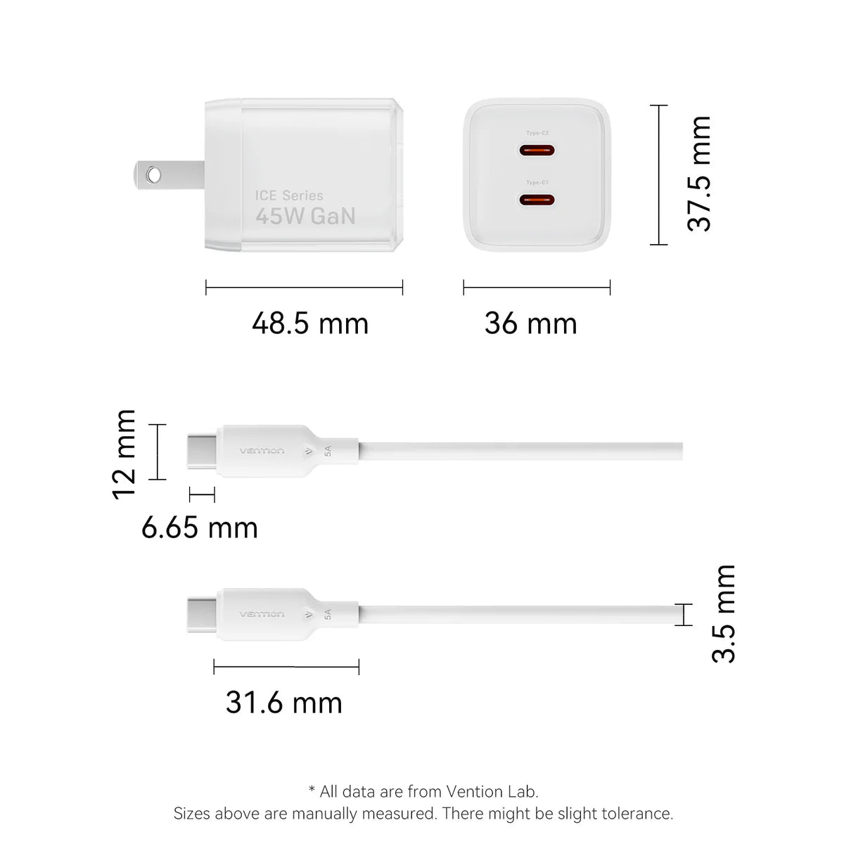 45W GaN USB-C Fast Charging Kit