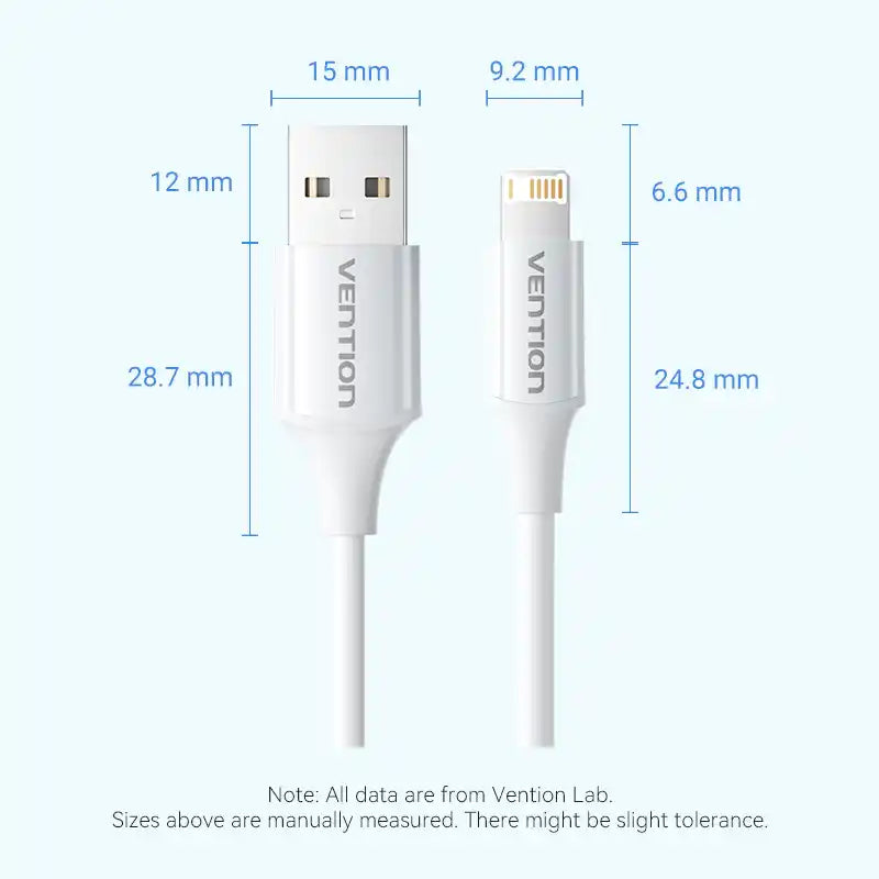 USB-A to Lightning Cable