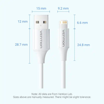 USB-A to Lightning Cable