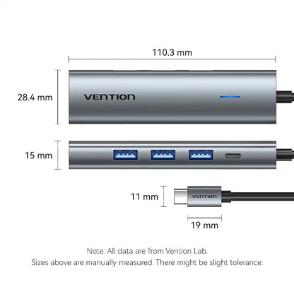 5-in-1 USB-C Docking Station
