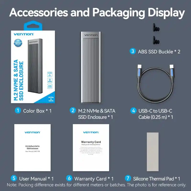 USB 3.2 Gen 2 Type-C M.2 NVMe & SATA SSD Enclosure