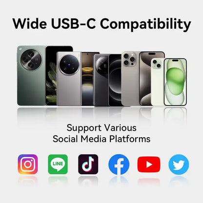 2-Pack USB-C Wireless Lavalier Microphone