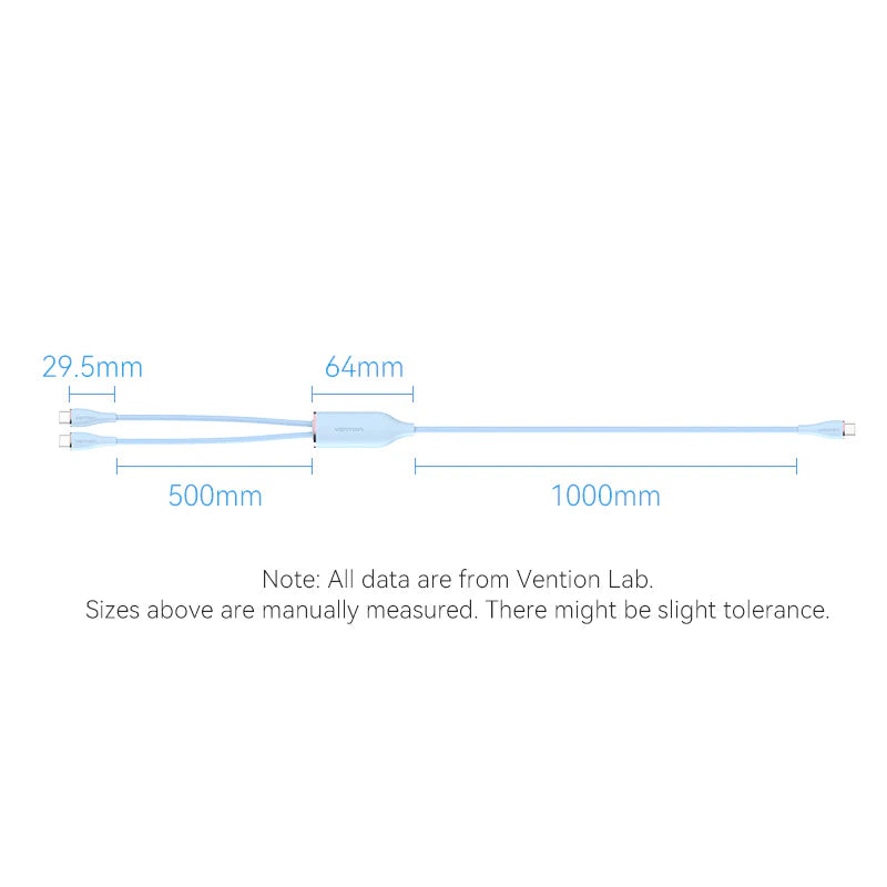 USB-C to Dual USB-C Charger