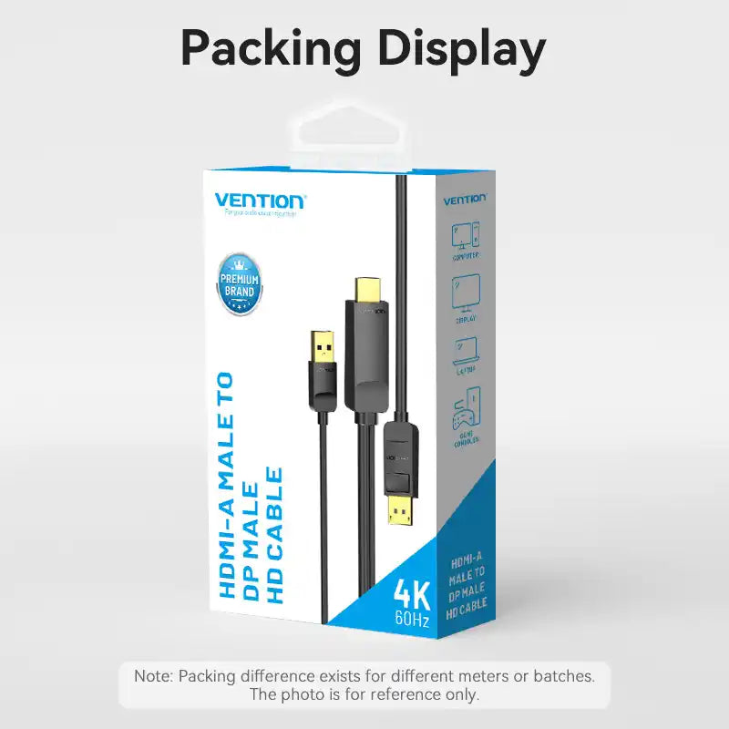 HDMI To DisplayPort Cable