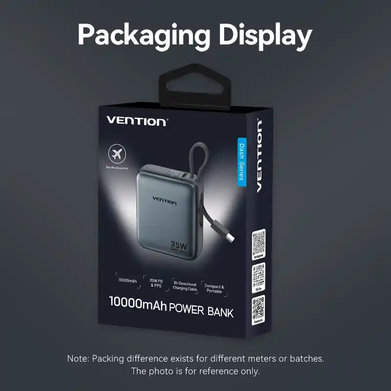 Power Bank 10000mAh 35W