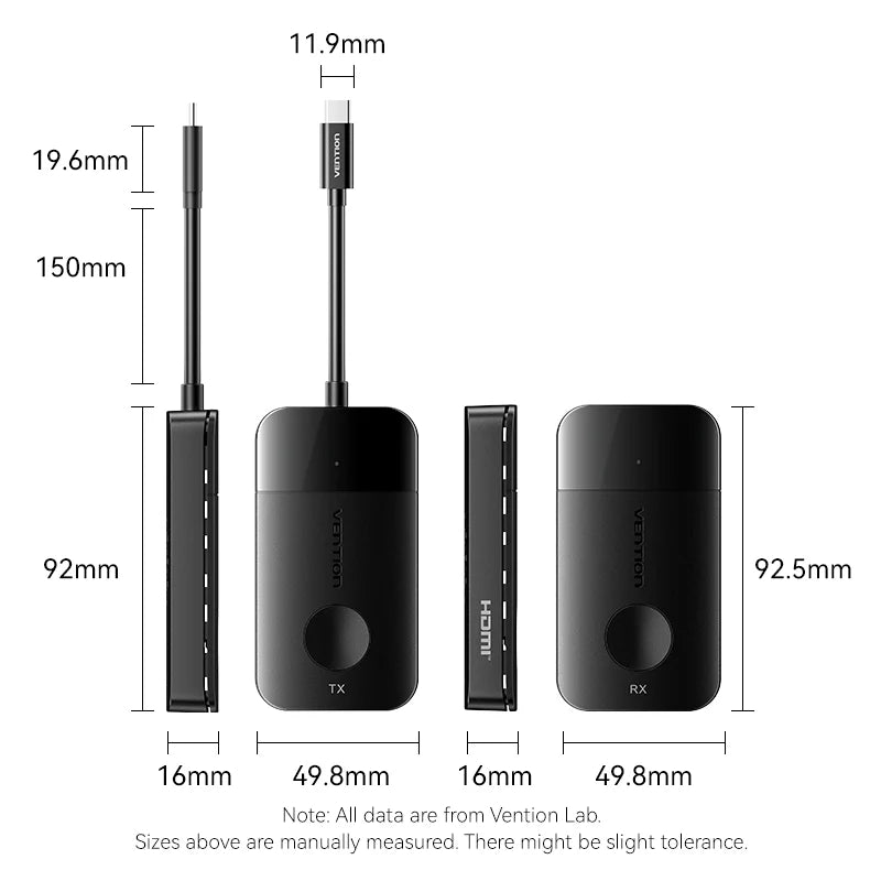 Wireless HDMI 4K Transmitter and Receiver