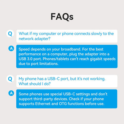 USB-A Hub with Ethernet
