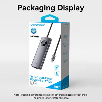 10-in-1 USB-C Docking Station with HDMI & USB 3.0