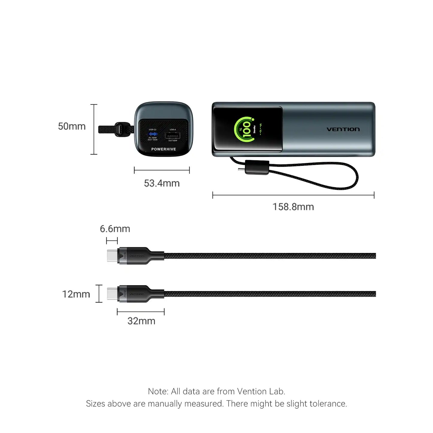 Power Bank 27000mAh 200W