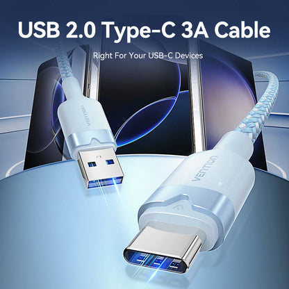 USB-A to USB-C Cable