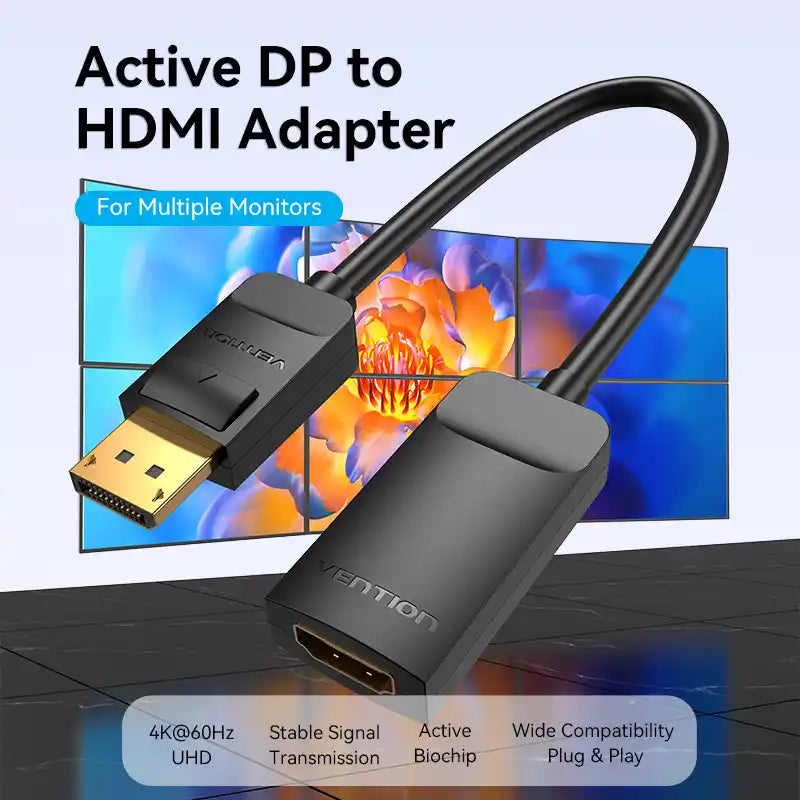 DisplayPort to HDMI 4K