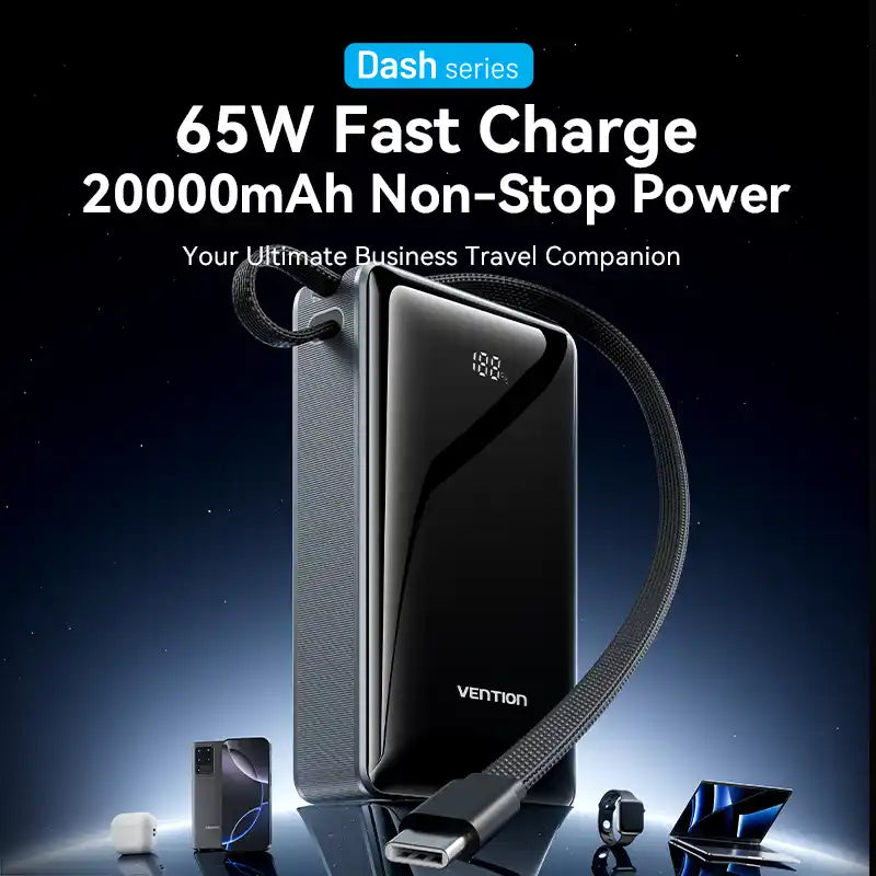 Power Bank 20000mAh 65W