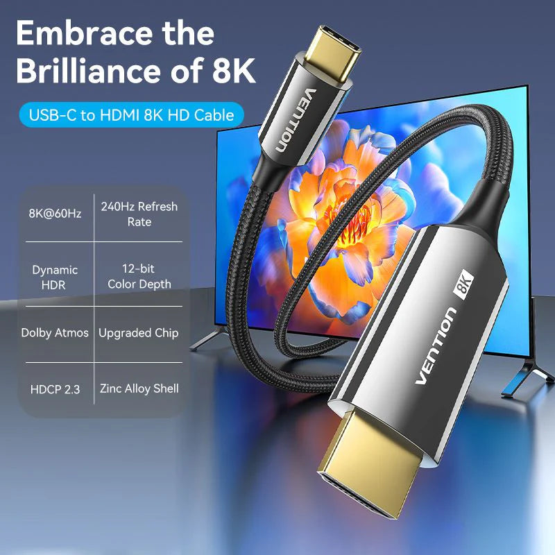 USB-C To HDMI 8K Cable