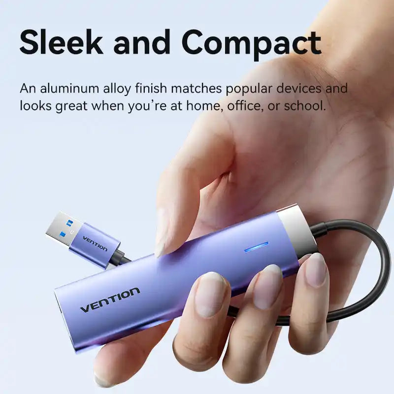 USB-A Hub with Ethernet Adapter
