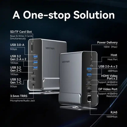 15-in-1 USB-C Docking Station