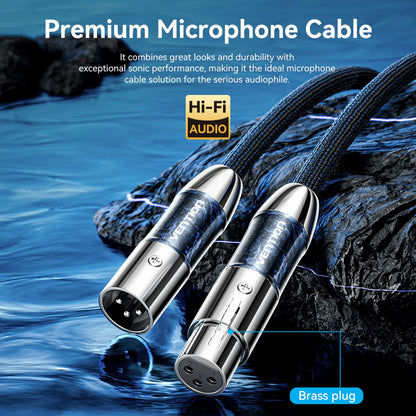 XLR Male to XLR Female Audio Cable