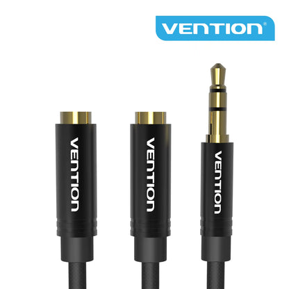 3.5mm Male to 2× 3.5mm Female Audio Splitter