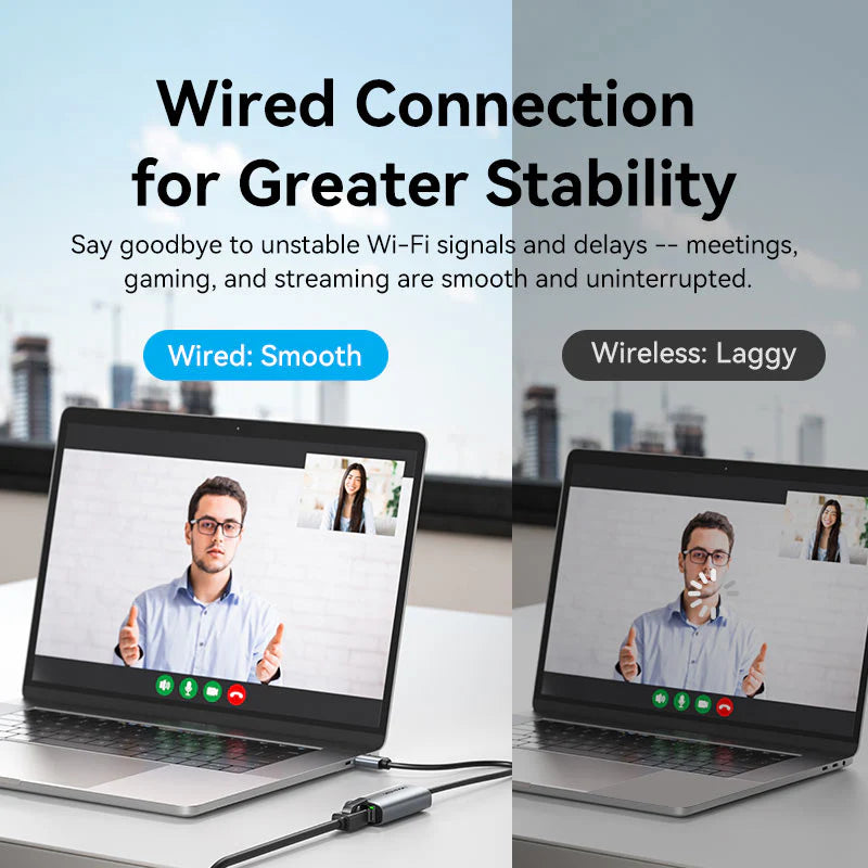 USB-A Hub with Ethernet