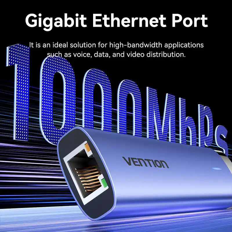 USB-A Hub with Ethernet Adapter