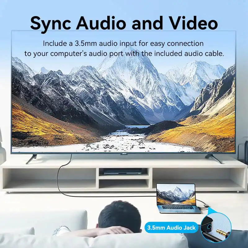 VGA to HDMI Adapter