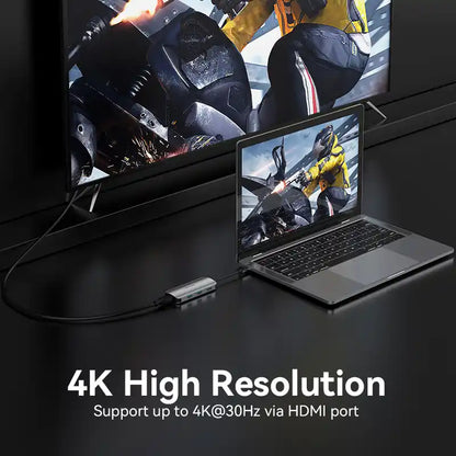 7-in-1 USB-C Docking Station with HDMI & USB 3.0