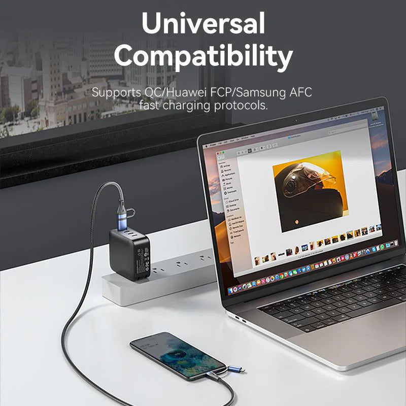 USB-C to 2-Port Cable Charger