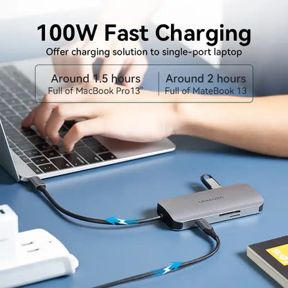 7-in-1 USB-C Docking Station with HDMI & USB 3.0