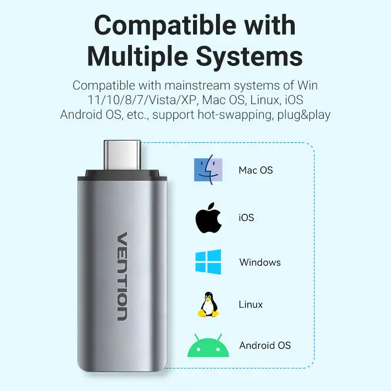 USB 3.1 Gen 1 Type-C Card Reader (SD & TF)