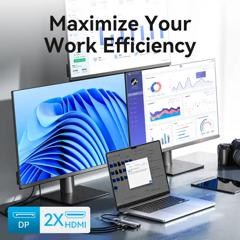 10-in-1 USB-C Docking Station with HDMI & USB 3.0