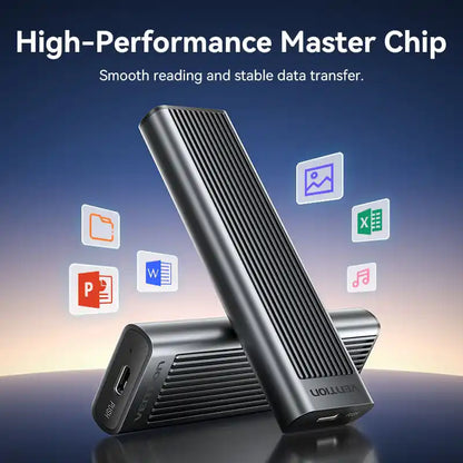 USB 3.2 Gen 2 Type-C M.2 NVMe & SATA SSD Enclosure