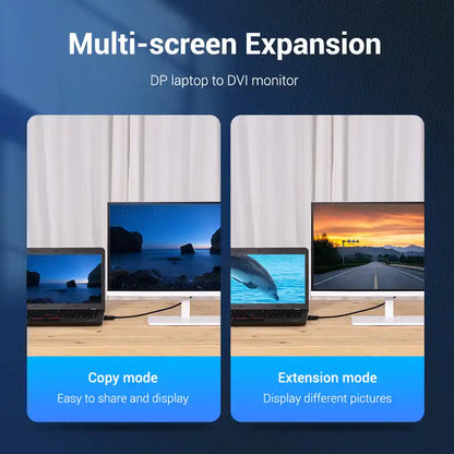 DisplayPort to DVI Cable