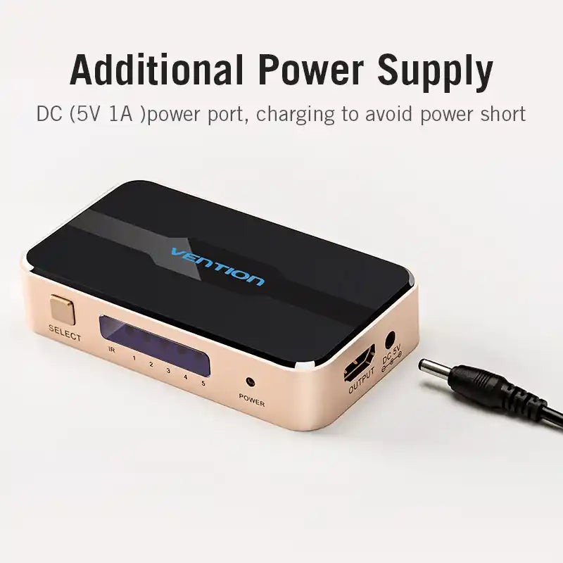 5 In 1 Out HDMI Switcher