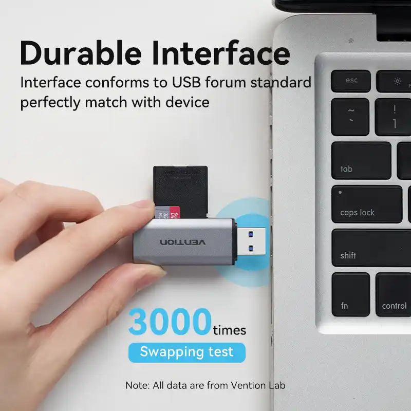 USB 3.0 Type-A Card Reader (SD & TF)