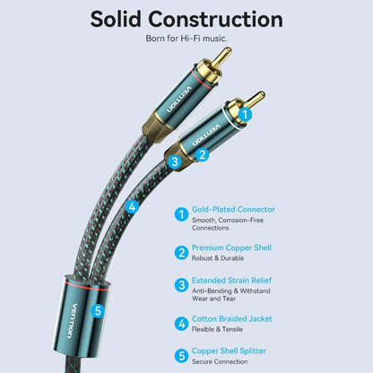 RCA Male Audio Cable