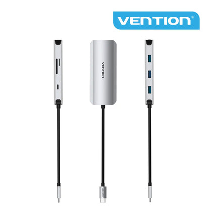7-in-1 USB-C Docking Station with HDMI & USB 3.0