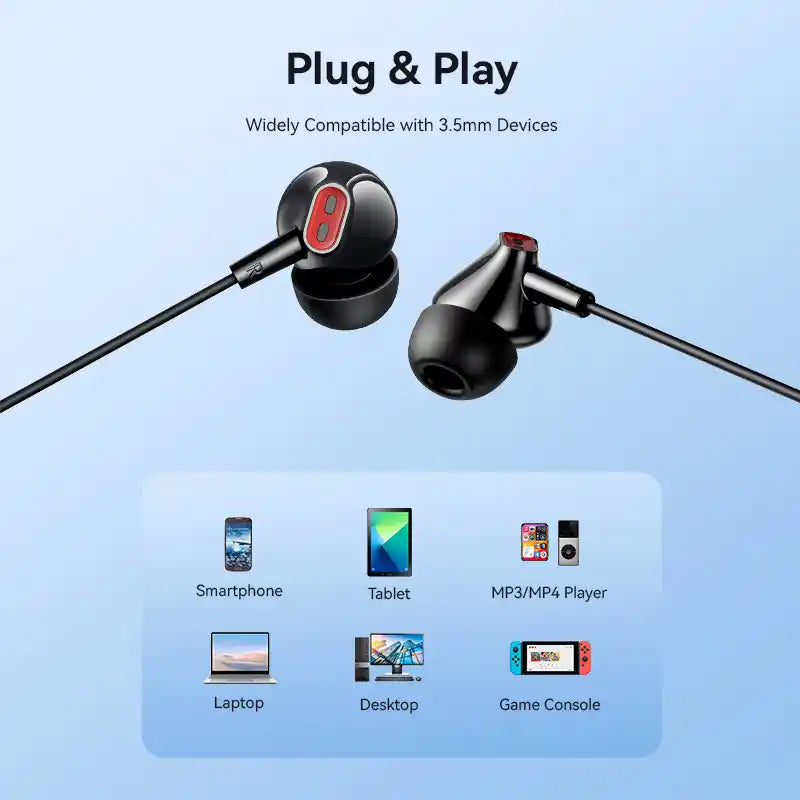 In-Ear Headphones with Microphone