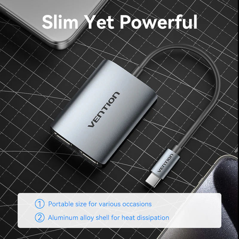 USB-C to Dual HDMI