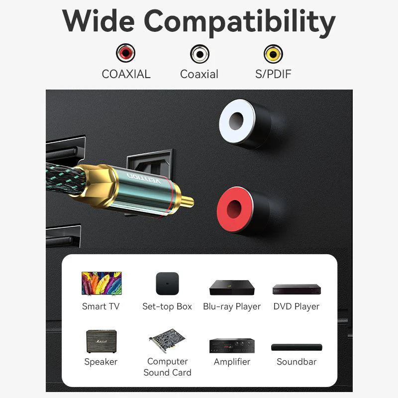 Single RCA Male Connector