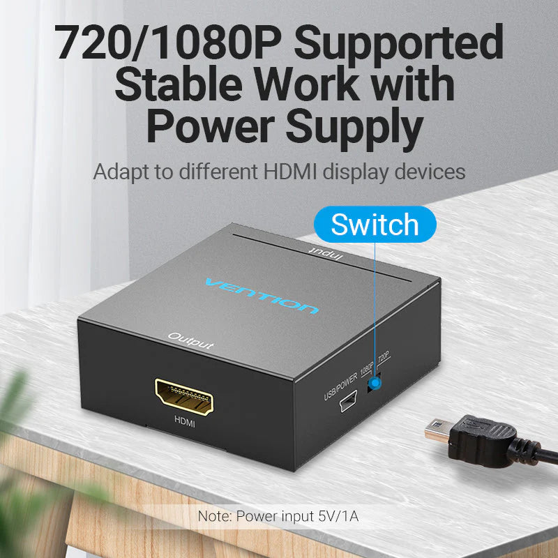RCA to HDMI Converter