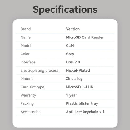 USB-C MicroSD Card Reader
