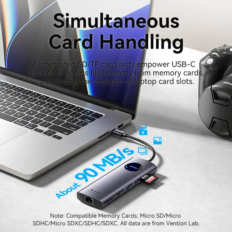 10-in-1 USB-C Docking Station with HDMI & USB 3.0