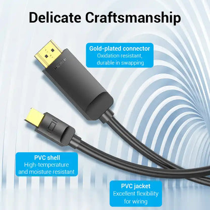Mini DisplayPort (Thunderbolt) to HDMI 4K Cable