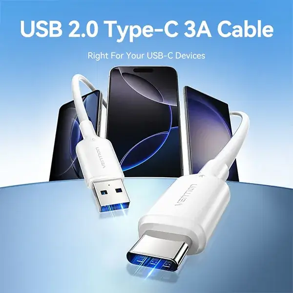 USB-A to USB-C Cable
