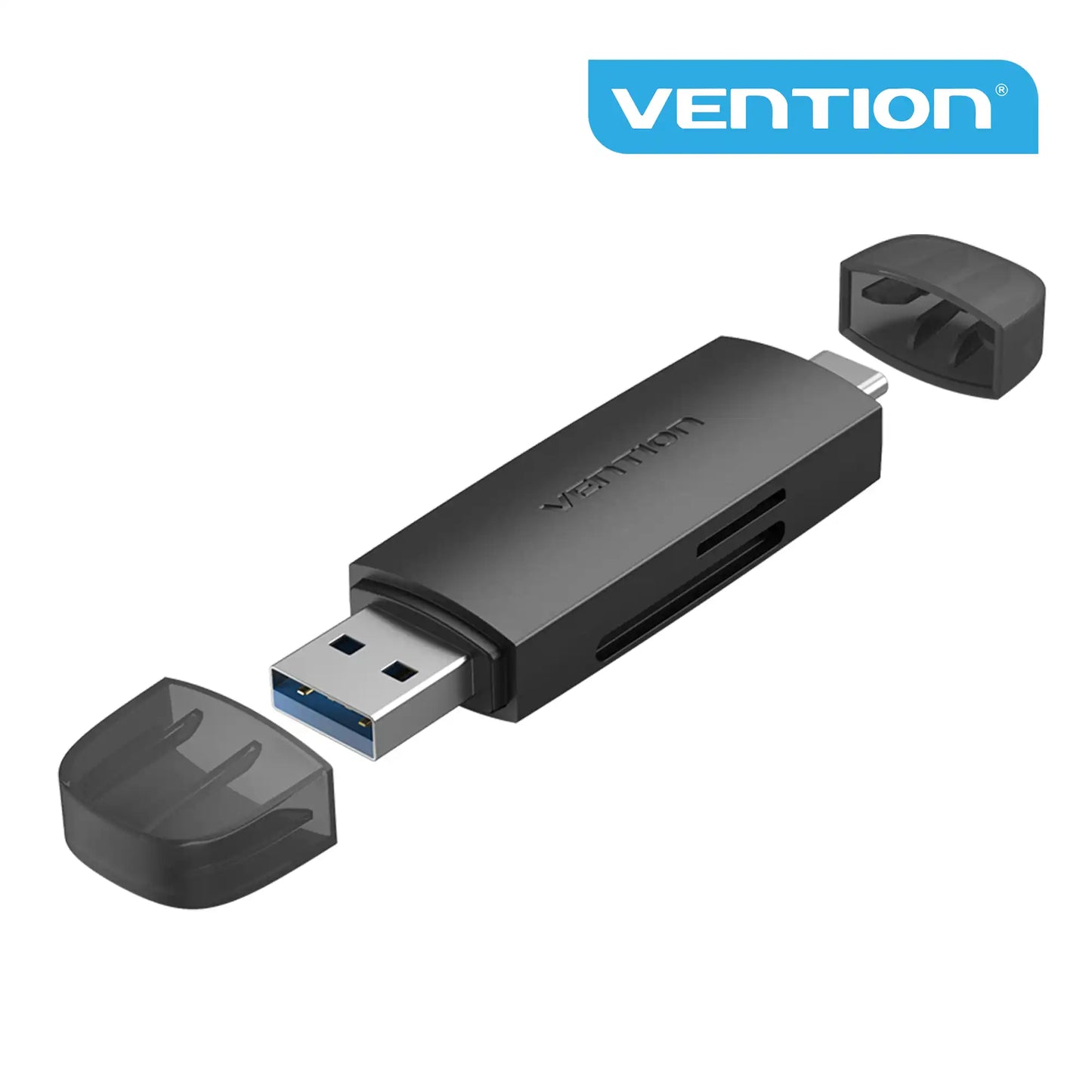 Dual-Interface USB 3.0 Type-A & USB 3.1 Gen 1 Type-C Card Reader (SD & TF)