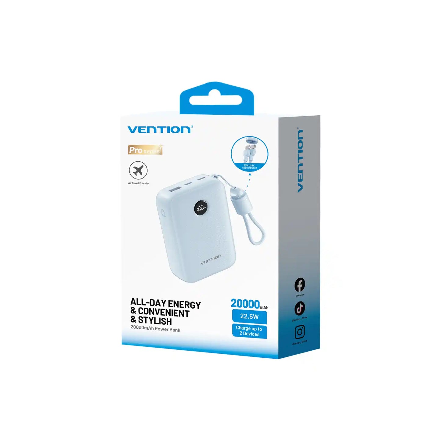 Power Bank 20000mAh 22.5W