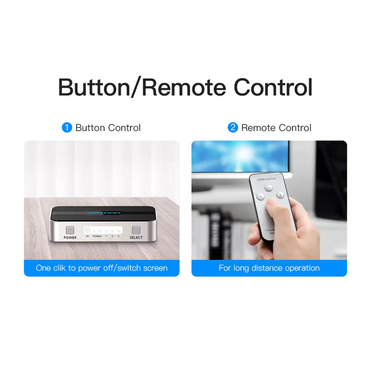 3 In 1 Out HDMI 4k Switcher