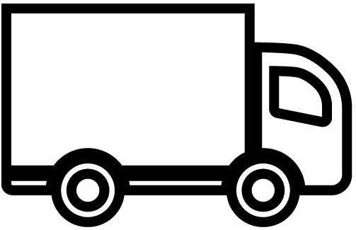 Icon representing product delivery and logistics services.