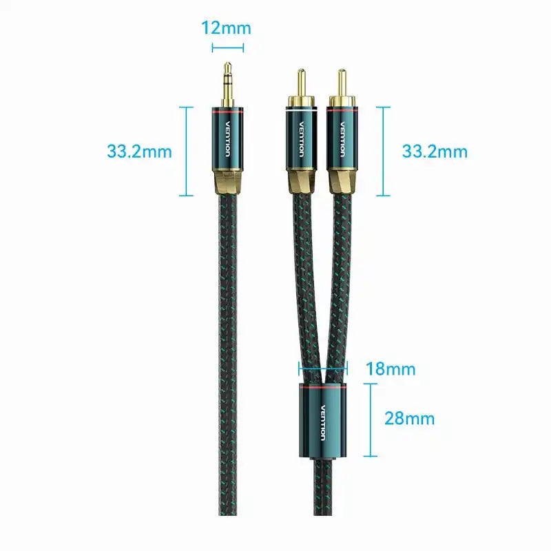 3.5mm to RCA Audio Cable