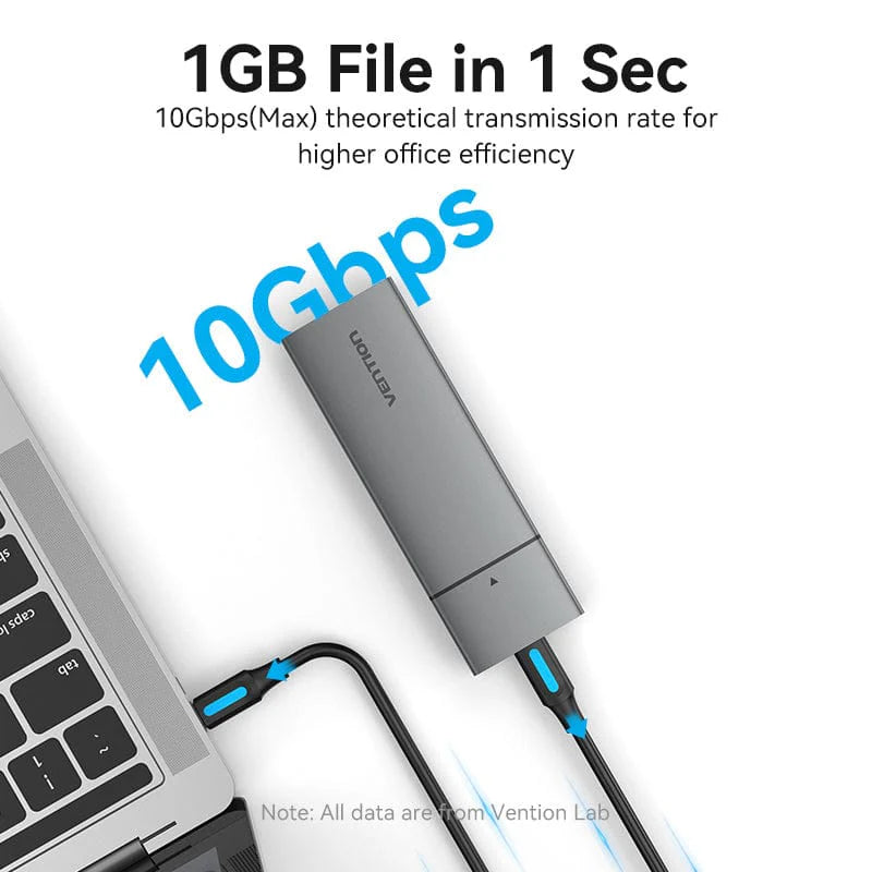 USB 3.1 Gen 1 Type-C M.2 NVMe SSD Enclosure